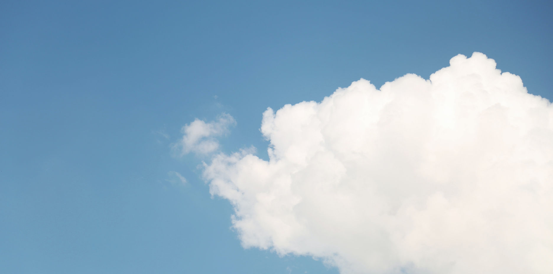 雲, 在, the, 天空